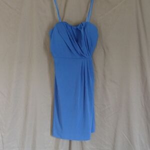 Gianni Bini Strapless Blue Dress